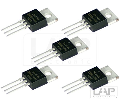 5X IRLZ34N Transistor N-LogL- MOSFET 55V 30A 68W TO220 AB IRLZ34 5X IRLZ34N Transistor N-LogL- MOSFET 55V 30A 68W TO220 AB IRLZ34 von IRF