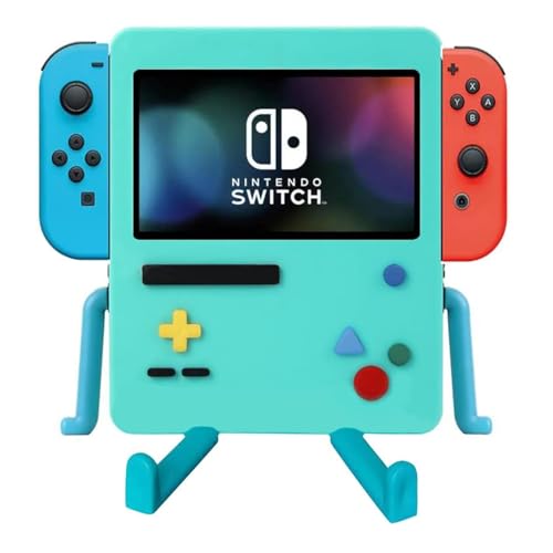 IRISFLY Ständer für Nintendo Switch Zubehör, USB Portable Dock Playstand für Nintendo Switch OLED Cute Case Decor (Blau) von IRISFLY