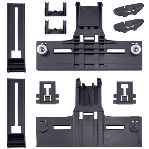 Verbessertes W10350376 Geschirrspüler-Reparatur-Set (10 Stück) mit W10195840 & W10195839 & W10250160 & W10508950 Oberteil-Ersatz für Whirlpool Kenmore Geschirrspüler von IRIVER BLANK