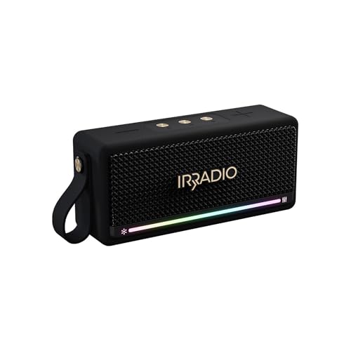 IRRADIO IR-M5 Classic, leistungsstarker tragbarer Lautsprecher, doppelter 50 mm Treiber, passiver Subwoofer, 20 W Leistung, ausgewogener Klang, RGB-LED-Beleuchtung, IPX7 Wasserdichtigkeit, Funktion IRRADIO IR-M5 Classic, leistungsstarker tragbarer Lautsprecher, doppelter 50 mm Treiber, passiver Subwoofer, 20 W Leistung, ausgewogener Klang, RGB-LED-Beleuchtung, IPX7 Wasserdichtigkeit, Funktion von IRRADIO
