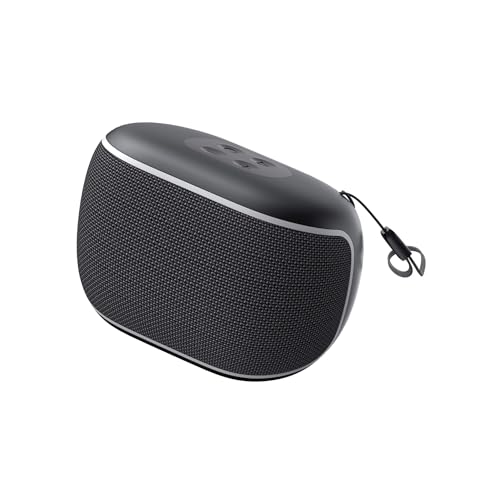 IRRADIO IR-SK800BT, kompakter kabelloser Lautsprecher mit kraftvollem Audio, BT 5.3, 6 Stunden Akkulaufzeit, IPX4, Freisprecheinrichtung, TWS, USB-C, tragbar mit ABS-Schale und schwarzem Stoff IRRADIO IR-SK800BT, kompakter kabelloser Lautsprecher mit kraftvollem Audio, BT 5.3, 6 Stunden Akkulaufzeit, IPX4, Freisprecheinrichtung, TWS, USB-C, tragbar mit ABS-Schale und schwarzem Stoff von IRRADIO