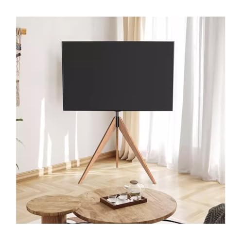 TV Ständer TV Stand Stativ-Holz-TV-Ständer Für 32-65-Zoll-Fernseher, Hält Bis Zu 88 Pfund, Drehbarer Boden-TV-Ständer, Höhenverstellbarer TV-Bodenständer TV Standfuß TV Ständer (Color : Svart, Size TV Ständer TV Stand Stativ-Holz-TV-Ständer Für 32-65-Zoll-Fernseher, Hält Bis Zu 88 Pfund, Drehbarer Boden-TV-Ständer, Höhenverstellbarer TV-Bodenständer TV Standfuß TV Ständer (Color : Svart, Size von IRYZE