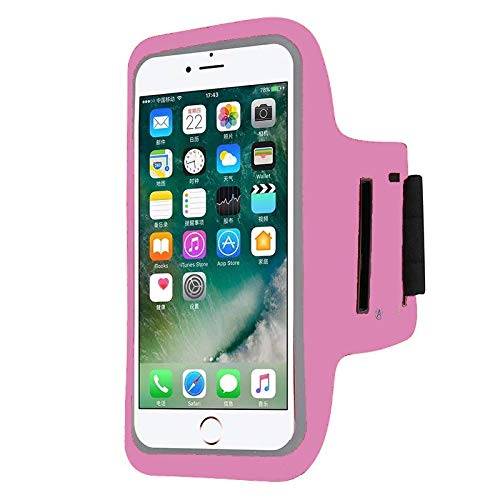 IRunningSystem Beyond Limits Running Smartphone Sportarmband | Größen 4.7 Zoll 6.3 Zoll | kompatibel mit Allen iPhone Modelle und kompatibel mit Allen Samsung Modellen (4.7 Zoll, Rosa) von IRunningSystem