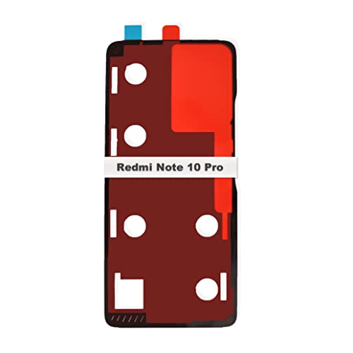 IS-TECK Akkudeckel Kleber kompatibel für Xiaomi Redmi Note 10 Pro Klebe Band Dichtung Streifen Folie Back Cover von IS-TECK
