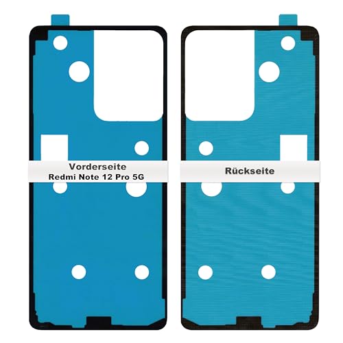 IS-TECK Akkudeckel Kleber kompatibel für Xiaomi Redmi Note 12 Pro 5G Klebe Band Dichtung Streifen Folie Back Cover (Note 12 Pro 5G) von IS-TECK