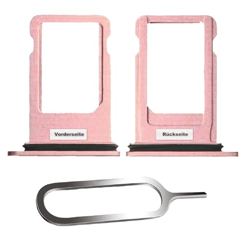 IS-TECK SIM-Kartenhalter Ersatz SIM-Tray Kompatibel mit iPhone 7 inklusive SIM-Nadel SIM-Kartensteckplatz (Rosegold) von IS-TECK