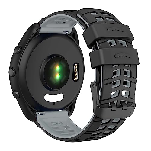 ISABAKE 22MM Armband für Garmin Vivoactive 4/Forerunner 255/Venu 2, 22MM Weiches Silikon Uhrenarmband für Huawei Watch GT2/Gear S3 Frontier/S3 Classic/Galaxy Watch 46mm,Quick Ersatzarmband Armband ISABAKE 22MM Armband für Garmin Vivoactive 4/Forerunner 255/Venu 2, 22MM Weiches Silikon Uhrenarmband für Huawei Watch GT2/Gear S3 Frontier/S3 Classic/Galaxy Watch 46mm,Quick Ersatzarmband Armband von ISABAKE