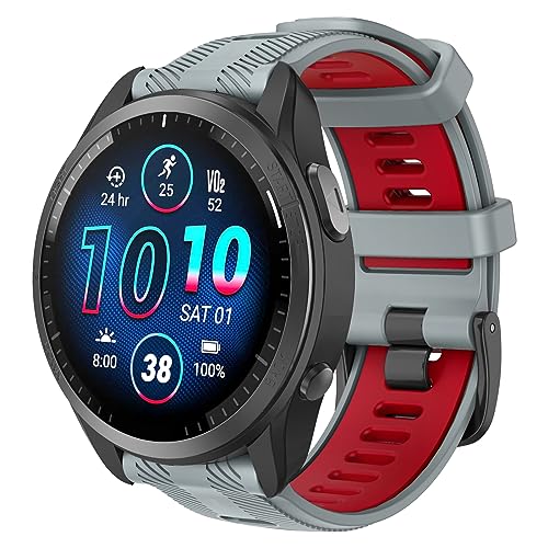 ISABAKE Armband für Garmin Forerunner 945/935/955/965 Armband, 22mm Silikon Ersatzarmband für Fenix 7/Fenix 6/Fenix 6 Pro/Fenix 5/Fenix 5 plus/Quatix 5/Approach S62/S60/MARQ/Descent G1 Armbänder ISABAKE Armband für Garmin Forerunner 945/935/955/965 Armband, 22mm Silikon Ersatzarmband für Fenix 7/Fenix 6/Fenix 6 Pro/Fenix 5/Fenix 5 plus/Quatix 5/Approach S62/S60/MARQ/Descent G1 Armbänder von ISABAKE