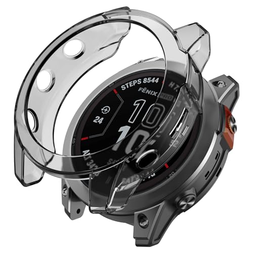 ISABAKE Hülle für Garmin Fenix 7, TPU Zubehörersatz Schützende Silikonhülle für die stoßfeste und unzerbrechliche Schutzhülle für die Garmin Fenix 7/Fenix 7 Solar von ISABAKE