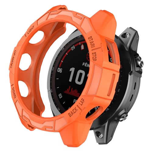 ISABAKE Hüllen kompatibel mit Garmin EPIX Pro 51mm/Fenix 7X Pro/Fenix 7X Hülle, TPU Schutzhüllen Abdeckungen Uhrenrahmen Protector Shell Zubehör von ISABAKE