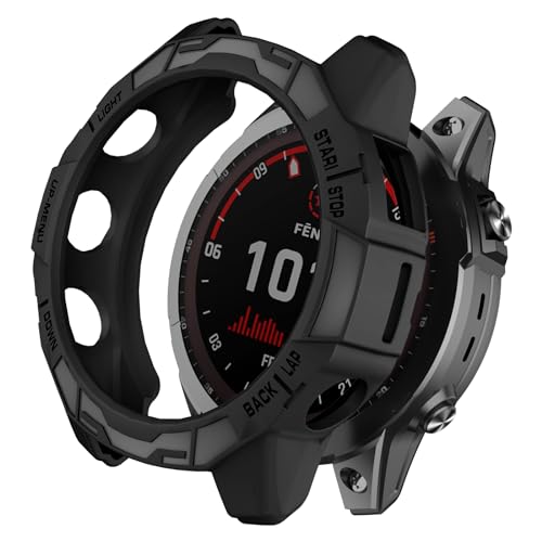 ISABAKE Hüllen kompatibel mit Garmin EPIX Pro 51mm/Fenix 7X Pro/Fenix 7X Hülle, TPU Schutzhüllen Abdeckungen Uhrenrahmen Protector Shell Zubehör ISABAKE Hüllen kompatibel mit Garmin EPIX Pro 51mm/Fenix 7X Pro/Fenix 7X Hülle, TPU Schutzhüllen Abdeckungen Uhrenrahmen Protector Shell Zubehör von ISABAKE