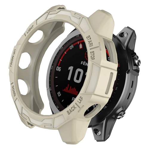 ISABAKE Hüllen kompatibel mit Garmin EPIX Pro 51mm/Fenix 7X Pro/Fenix 7X Hülle, TPU Schutzhüllen Abdeckungen Uhrenrahmen Protector Shell Zubehör von ISABAKE