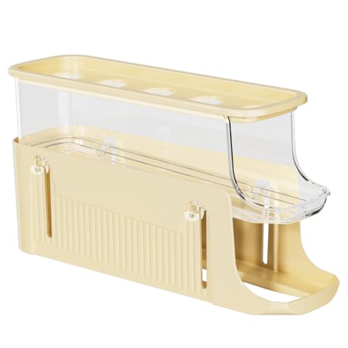ISAKEN Eierhalter für 17 Eier, Kühlschrank Aufbewahrungsbox Eierbox Rutschbahn 3 Schichten Eier Aufbewahrungsbox mit Automatischem Rollen Doppelbahnen, Eieraufbewahrung Eier Organizer ISAKEN Eierhalter für 17 Eier, Kühlschrank Aufbewahrungsbox Eierbox Rutschbahn 3 Schichten Eier Aufbewahrungsbox mit Automatischem Rollen Doppelbahnen, Eieraufbewahrung Eier Organizer von ISAKEN