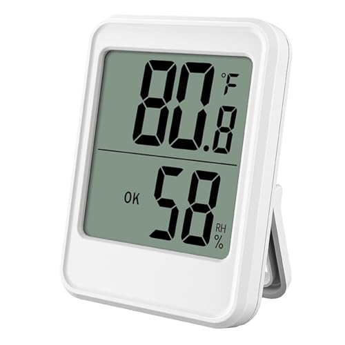 ISAKEN Wetterstation Funk mit Außensensor, Digital DCF-Funkuhr Thermometer Hygrometer Raumthermometer Hydrometer Feuchtigkeit mit LCD-Display ISAKEN Wetterstation Funk mit Außensensor, Digital DCF-Funkuhr Thermometer Hygrometer Raumthermometer Hydrometer Feuchtigkeit mit LCD-Display von ISAKEN