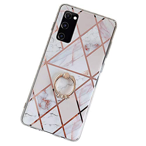 Kompatibel mit Samsung Galaxy S20 FE 5G Hülle,Glänzend Bling Glitzer Marmor Design Muster Schutzhülle mit 360 Ring Ständer Ultra Dünn Weiches TPU Silikon Gel Bumper Handyhülle Hülle Case,#3 Kompatibel mit Samsung Galaxy S20 FE 5G Hülle,Glänzend Bling Glitzer Marmor Design Muster Schutzhülle mit 360 Ring Ständer Ultra Dünn Weiches TPU Silikon Gel Bumper Handyhülle Hülle Case,#3 von ISAKEN