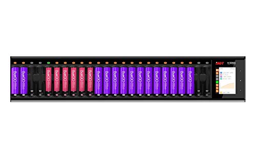ISDT N24 Batterieladegerät Akku Ladegerät Universal LCD-Display Schnellladegerät Ladegerät für 24 Akkus NI-MH NI-Cd AA AAA Li-lon LiHv NI-MH NI-Cd LiFePO4 Eneloop ISDT N24 Batterieladegerät Akku Ladegerät Universal LCD-Display Schnellladegerät Ladegerät für 24 Akkus NI-MH NI-Cd AA AAA Li-lon LiHv NI-MH NI-Cd LiFePO4 Eneloop von ISDT