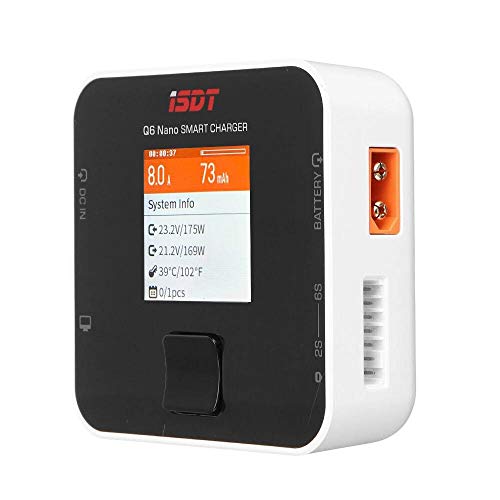 ISDT Q6 Nano Modellbau-Ladegerät 8.0 A LiFePO, LiIon, LiPo, LiHV, NiMH, Blei USB-Ladeausgang, Akkuerkennung ISDT Q6 Nano Modellbau-Ladegerät 8.0 A LiFePO, LiIon, LiPo, LiHV, NiMH, Blei USB-Ladeausgang, Akkuerkennung von ISDT