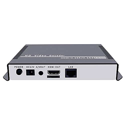 ISEEVY H.265 H.264 4K 1080P Video Decoder IPTV Decoder mit HDMI und CVBS Ausgang für Werbeanzeige, IP-Encoder Decodierung, Netzwerk-Stream Decoding Unterstützung RTMP RTSP RTP UDP HTTP ISEEVY H.265 H.264 4K 1080P Video Decoder IPTV Decoder mit HDMI und CVBS Ausgang für Werbeanzeige, IP-Encoder Decodierung, Netzwerk-Stream Decoding Unterstützung RTMP RTSP RTP UDP HTTP von ISEEVY