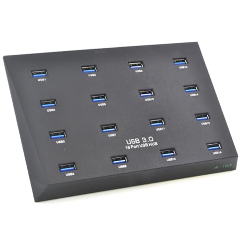 ISKDJBJG A-163 25 W Stromversorgung, Super-Datengeschwindigkeit 5 Gbit/S, 16 Anschlüsse, USB 3.0-Duplizier-Hub, USB-Flash-Treiber, Kopierer, EU-Stecker ISKDJBJG A-163 25 W Stromversorgung, Super-Datengeschwindigkeit 5 Gbit/S, 16 Anschlüsse, USB 3.0-Duplizier-Hub, USB-Flash-Treiber, Kopierer, EU-Stecker von ISKDJBJG