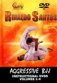 Aggresive Brazilian Jiu-Jitsu DVD Vol.1-4 Box Rinaldo Santos von ISLAND