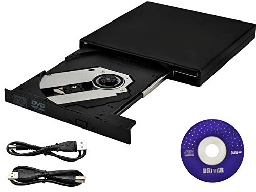 ISO TRADE Externes DVD Laufwerk CD Brenner USB 2.0 Win Mac Linux Lesen-Schreiben 24x/8x 6291 von ISO TRADE