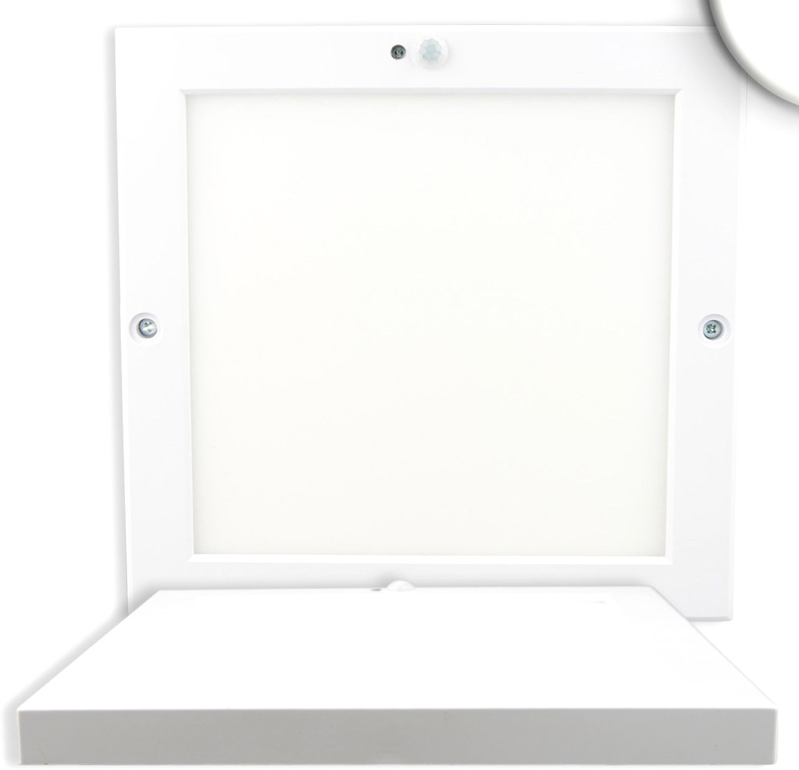 ISOLED Deckenlampe 18W weiß mit PIR-Bewegungssensor ISOLED Deckenlampe 18W weiß mit PIR-Bewegungssensor von ISOLED