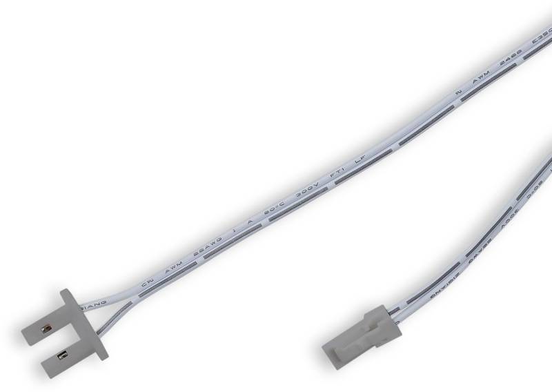 ISOLED Endkappe grau für Surf12 Flat mit Einspeiser für FC-Flexband, 50cm Kabel von ISOLED