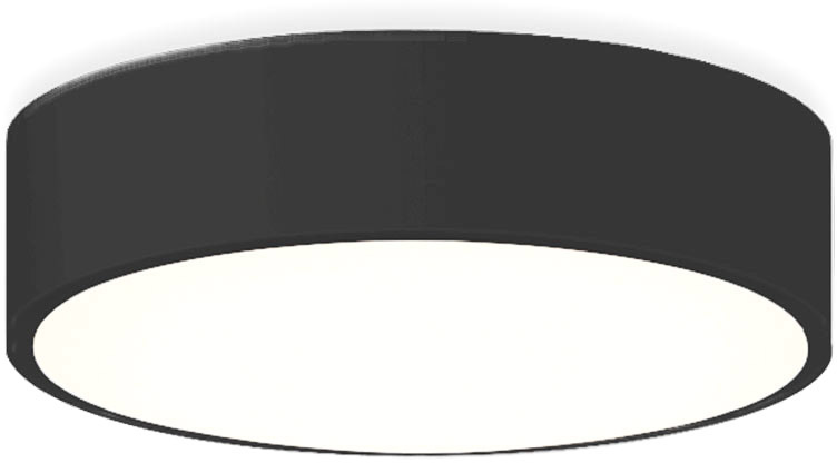 ISOLED LED Deckenleuchte, DN400, schwarz, 25W, ColorSwitch 3000|3500|4000K, dimmbar von ISOLED