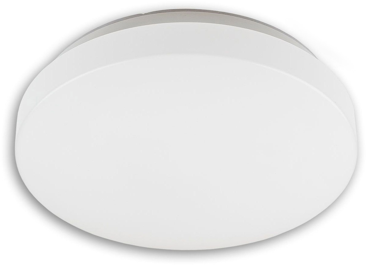 ISOLED LED Deckenleuchte 13|18W mit HF-Sensor, weiß rund, DN280, IP64, 120lm/W, ColorSwitch von ISOLED