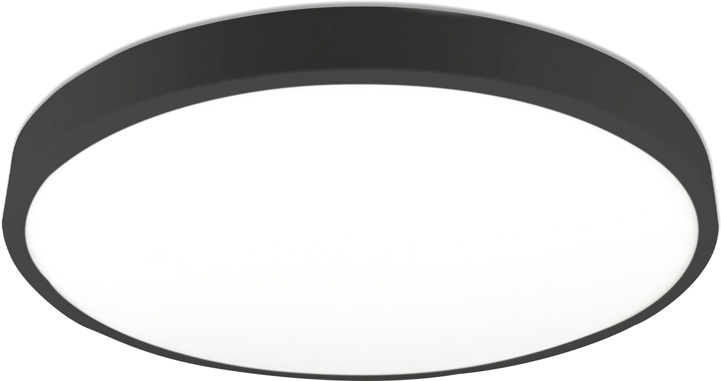 ISOLED LED Deckenleuchte PRO schwarz, 36W, rund, 500mm, ColorSwitch 2700|3000|4000K, dimmbar von ISOLED
