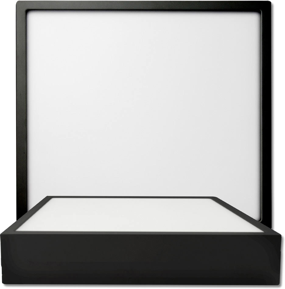 ISOLED LED Deckenleuchte PRO schwarz, 8W, 120x120mm, ColorSwitch 2700|3000|4000K, dimmbar ISOLED LED Deckenleuchte PRO schwarz, 8W, 120x120mm, ColorSwitch 2700|3000|4000K, dimmbar von ISOLED