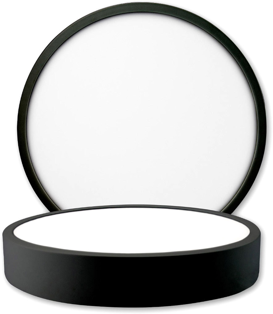 ISOLED LED Deckenleuchte PRO schwarz, 8W, rund, 120mm, ColorSwitch 2700|3000|4000K, dimmbar ISOLED LED Deckenleuchte PRO schwarz, 8W, rund, 120mm, ColorSwitch 2700|3000|4000K, dimmbar von ISOLED