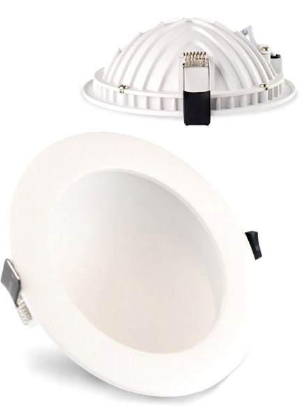 ISOLED LED Downlight LUNA 12W, indirektes Licht, weiß, warmweiß von ISOLED