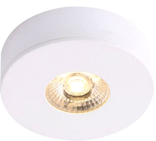 ISOLED LED Ein- und Unterbauleuchte MiniAMP weiß, 3W, 24V DC, neutralweiß, dimmbar von ISOLED