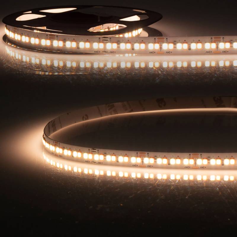 ISOLED LED HEQ919/940 Linear Flexband, 24V, 7W+7W, IP20, weißdynamisch, 256 LED/m von ISOLED
