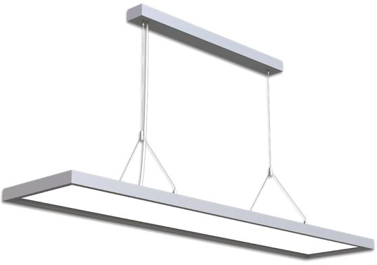 ISOLED LED Office Pro Pendelleuchte Up+Down, 20+40W, silber, UGR von ISOLED