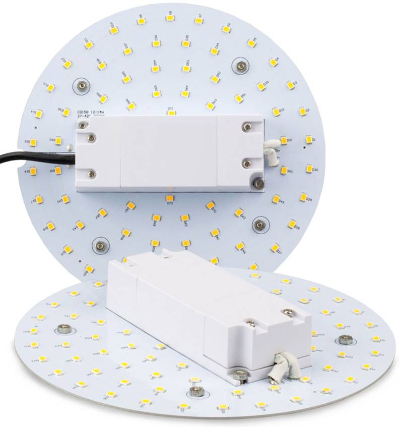 ISOLED LED Umrüstplatine 160mm, 12W, mit Magnet, warmweiß von ISOLED