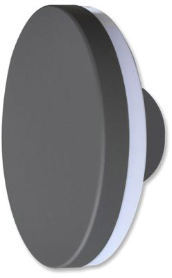 ISOLED LED Wandleuchte rund 12W, IP54, sandschwarz, warmweiß ISOLED LED Wandleuchte rund 12W, IP54, sandschwarz, warmweiß von ISOLED