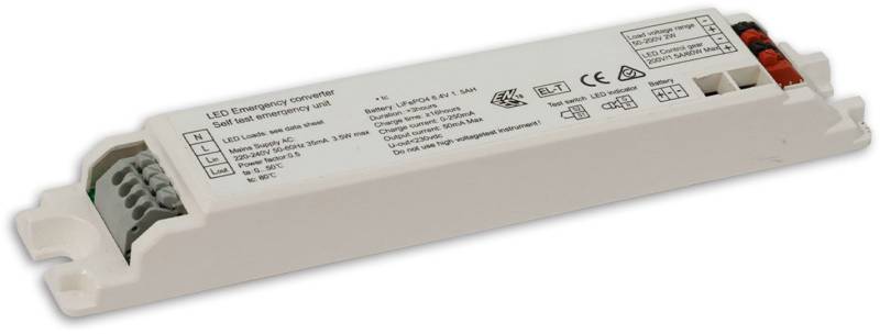 ISOLED Notlicht-Upgrade mit LiFePO4 3000mAh Akku, 4W (50-300V DC) von ISOLED