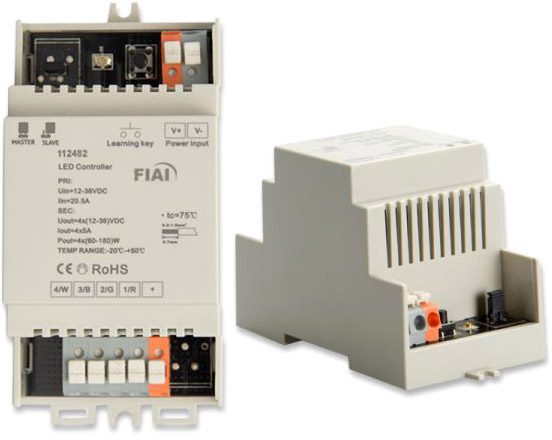 ISOLED Sys-One Hutschienen Funk PWM-Controller, 4 Kanal, 12-36V 4x5A, 48V 4x2.5A ISOLED Sys-One Hutschienen Funk PWM-Controller, 4 Kanal, 12-36V 4x5A, 48V 4x2.5A von ISOLED