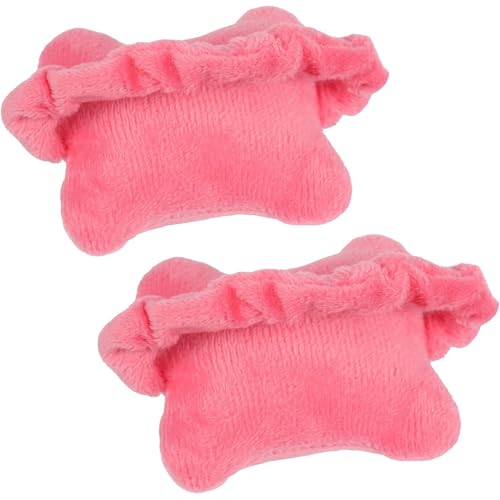 2pcs Handgelenksruhe für Tastatur und Maus 3x2.8x1.2 '' Plüschtastaturgelenkshalter mit Schwammfüllung Easy Wear Mausruhe Relief Painrest von ISOYTERO