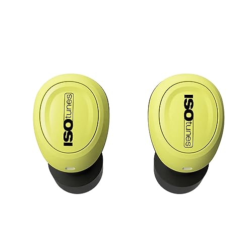 ISOtunes Free 2.0 True Wireless Earbuds: EN352-konformer Bluetooth-Gehörschutz, verbesserte 25-dB-Geräuschunterdrückung, 22 Stunden Gesamtakkulaufzeit, Mikrofon mit Geräuschunterdrückung von ISOtunes