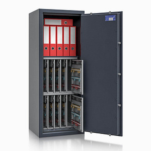 ISS safe4key Schlüsseltresor grau mit 560 Haken Doppelbartschloss ISS safe4key Schlüsseltresor grau mit 560 Haken Doppelbartschloss von ISS