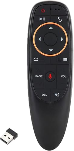 Air-Maus-Fernbedienung 2,4 G, kabellos, mit Sprachsteuerung – tragbares Gyroskop für Android-TV-Box, PC, Projektor, Set Top Box, kompatibel mit Windows Air-Maus-Fernbedienung 2,4 G, kabellos, mit Sprachsteuerung – tragbares Gyroskop für Android-TV-Box, PC, Projektor, Set Top Box, kompatibel mit Windows von ISTARCOMPUTER