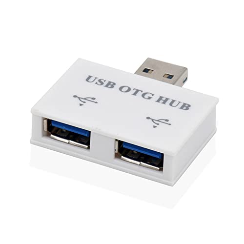 ISTOVO Adapter Adapter Hub USB Herren auf Dual Pool Dual Dual 2 Port PC PC Zubehör USB 2.0 Splitter Hub 2 Ports, B von ISTOVO