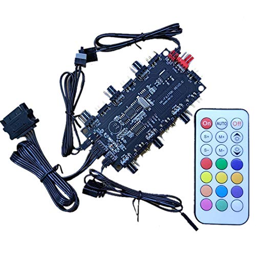 ISTOVO RGB AURA ARGB Kabel Splitter Hub Gehäuse Temperaturregelung Controller Verlängerungskabel Adapter Licht von ISTOVO