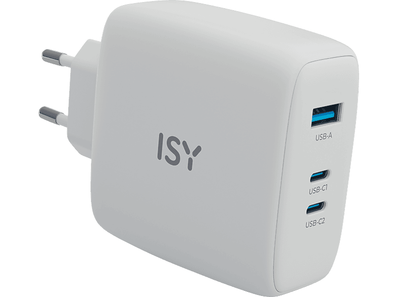 ISY IAC 5140 GaN Ladegerät Universal 140 W, Weiß ISY IAC 5140 GaN Ladegerät Universal 140 W, Weiß von ISY