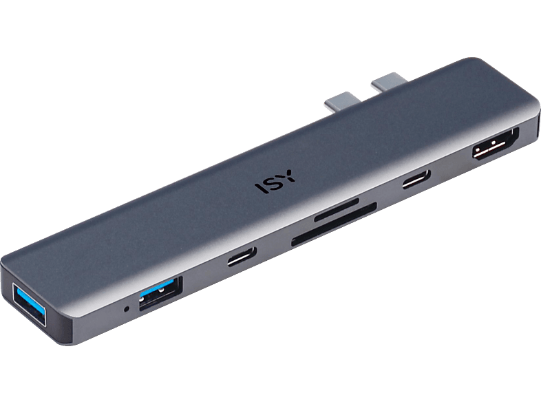 ISY IAD-1021 USB Adapter, Silber von ISY