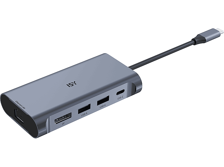 ISY IAD-1029 USB-C Adapter, Silber von ISY