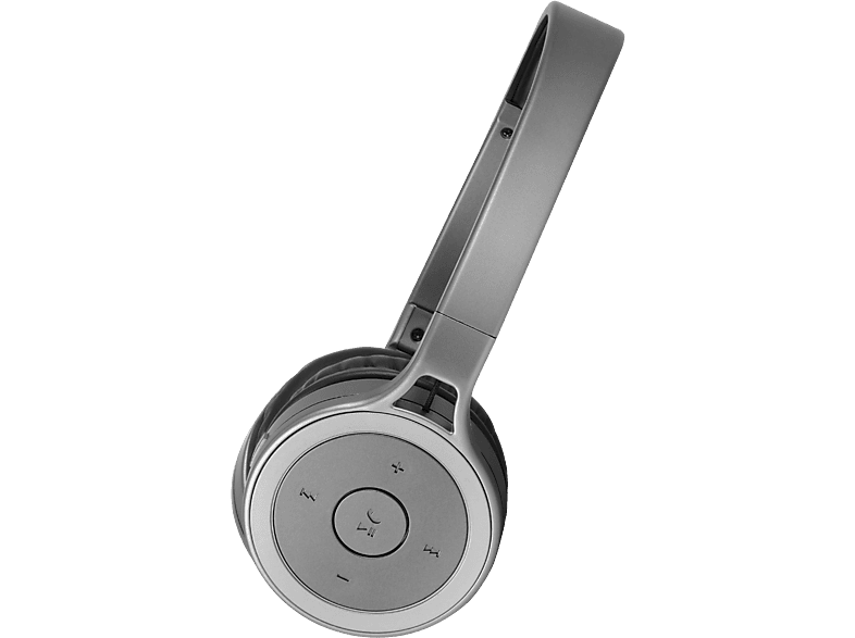 ISY IBH-2100-1-TI, On-ear Kopfhörer Bluetooth Titanium von ISY